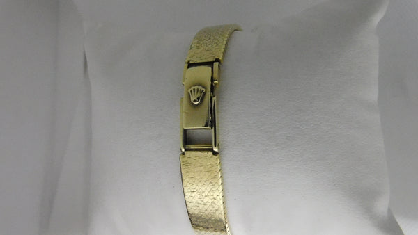 Rolex Precision solid gold bracelet watch vintage ca 1960