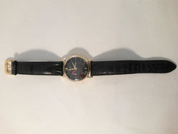 Jaeger-LeCoultre Futurematic JLC croco strap and buckle 14 k case cal 497 Power Reserve