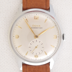 Doxa mint condition vintage 1955 mens wristwatch, manual winding