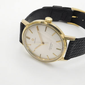 Omega Seamaster DeVille 14K solid gold 135.020 with Omega buckle cal 601 1964