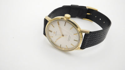 Omega Seamaster DeVille 14K solid gold 135.020 with Omega buckle cal 601 1964