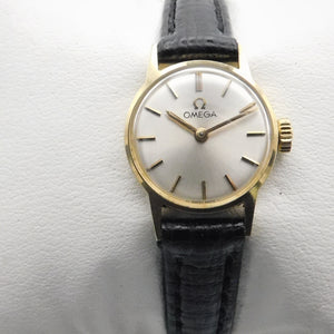 Omega 18k solid gold vintage watch 1965 (wooden gift box) manual winding caliber 620 BA 511.002