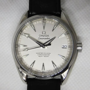 Omega Seamaster Aqua Terra (serviced) Master Co-axial Omega leather band and buckle 231.10.42.21.02.003