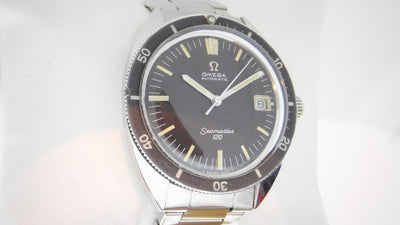 Omega Seamaster 120 37 mm unpolished 1967 vintage divers watch 166.027 565