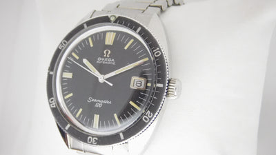 Omega Seamaster 120 37 mm unpolished 1967 vintage divers watch 166.027 565