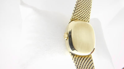 Rolex Precision solid gold bracelet watch vintage ca 1960 caliber 1400