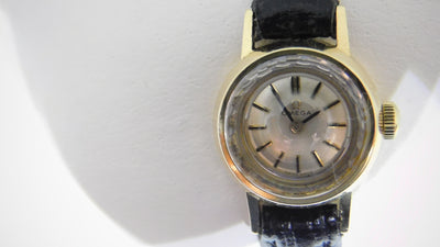 Omega Saphette 18k solid gold vintage year 1966 BA 511.180 cal 484