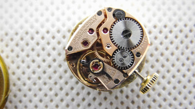 Omega Barrel shaped 18k solid gold case, vintage year 1958