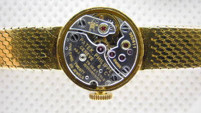 Patek Philippe (+papers) stunning solid gold 18 diamonds vintage 1963 3267 / 73