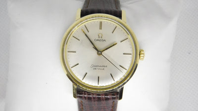 Omega Seamaster De Ville 135.020 gold on steel cal 601 vintage year 1968
