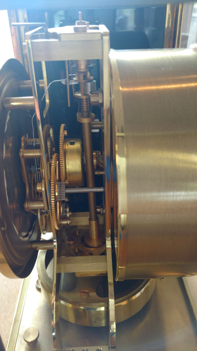 LeCoultre Atmos Marina JLC cal 526-5 ca 1965 rare model but "aged"