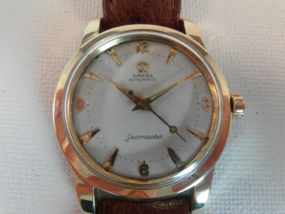 Omega Seamaster Automatic  1949 gold on steel ref. 2577 cal. 354 vintage watch