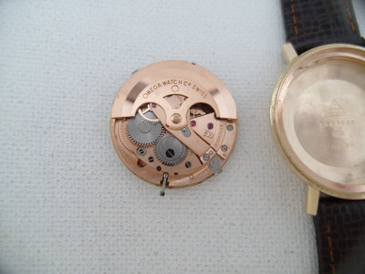 Omega solid gold Seamaster DeVille Automatic quick set date 1967 166.5020