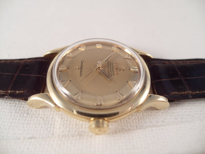 Constellation Pie Pan De Luxe all 18 k gold reference 2852 2853 SC caliber 505 year 1958