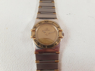 Omega Constellation Ladies Gold and Stainless Steel vintage watch