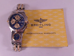 Breitling Chronomat Automatic with UTC, gold steel 13050