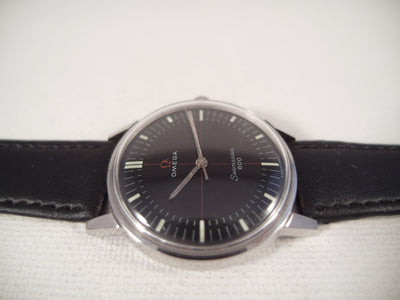 Omega Seamaster 600 RARE "technic" black dial reference 135.011 caliber 601 year 1965