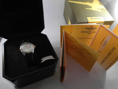 Breitling Wings steel and gold with box and papers B67350
