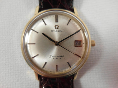 Omega Seamaster De Ville manual winding caliber 613 vintage vtg watch reference 136.020
