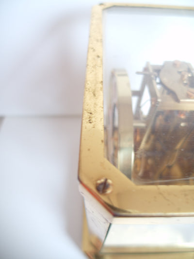 LeCoultre ATMOS VIII 528-8 JLC perpetual clock runs, case "aged" 1965