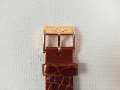 Movado Automatic Gentleman 18 k solid gold sub second bumper cal 115