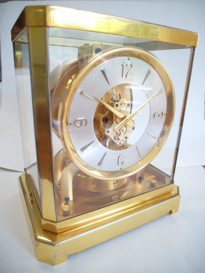 Jaeger-LeCoultre Atmos early model 519 from 1950 original silver dial JLC