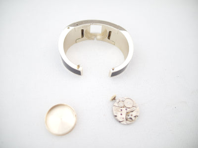 Bucherer lovely ladies vintage bracelet watch with flowers, ulaminium