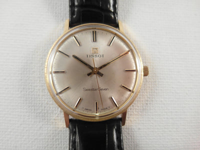 Tissot 14 k solid gold Seastar Seven 315 T vintage watch