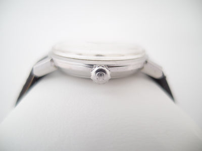 Omega Seamaster DeVille : rare linen textured dial 1963 reference 166020 cal 562