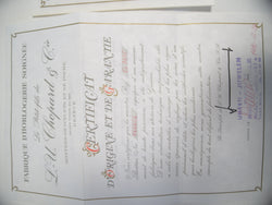 Chopard Happy Diamonds 0,15crt 18k PAPERS gift box 1980 solid gold floating diamonds