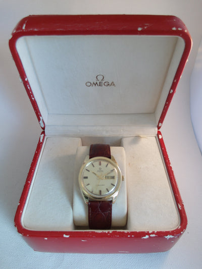 Omega Seamaster Automatic Day Date cal. 752 gold cap vintage with box