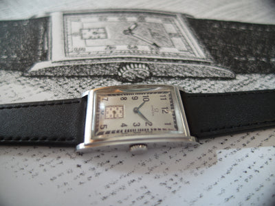 Omega 1939 famous T17 caliber runs 60 hours staybrite 39x24 mm Tank style reference CK 891