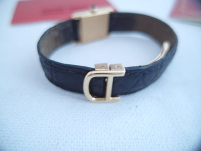 Cartier Tank solid gold (papers) 18k folding clasp manual winding 1981 ETA 2412