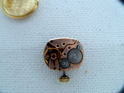 Omega Saphette 18K gold 1956 mint condition sapphire glass manual 10914