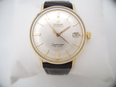 Omega 14K solid gold Seamaster DeVille 1966 new Omega strap buckle 166.020 SC 166020