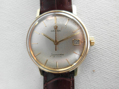 Omega Seamaster De Ville cal 610 date gold on steel vintage: '60