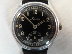 Minerva Military WWII W.W.W. Vintage Watch '40