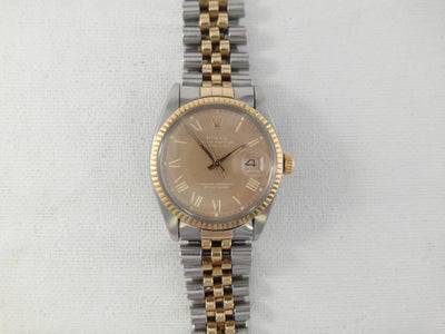 Rolex with BOX and RARE DAIL: Oyster Perpetual Datejust 16013 vintage watch