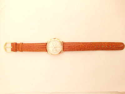 Lemania 105 Chronograph 18 k gold, perfect condition vintage