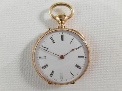 Vacheron Constantin rare 18k gold pocket watch, small, museum quality ca. 1880