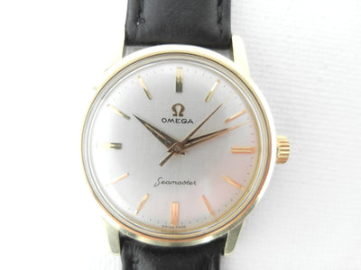Omega Seamaster cal. 600 perfect running, gold on steel vintage watch reference 14759 1 SC