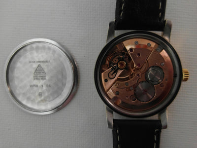 Omega Seamaster cal. 600 perfect running, gold on steel vintage watch reference 14759 1 SC