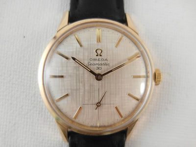 Omega Seamaster 30 with rare linen dial, stunning vintage cal 269 reference 125.003 - 62