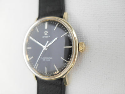 Omega Seamaster De Ville RARE black dial cal 601 ref 136.020