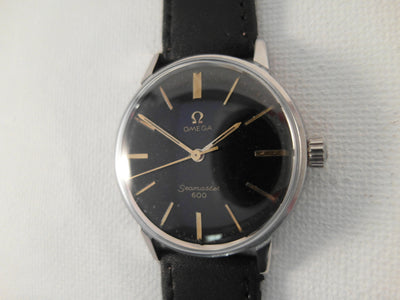 Omega Seamaster 600 rare black dial cal 601 ref 135.011 VTG 1966
