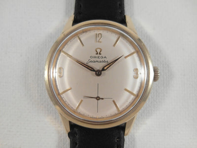 Omega Seamaster gold on steel, cal 268 ref 14389