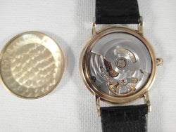 Eterna-Matic Centenaire 18k case, automatic, new Eterna lizard strap and buckle mint condition