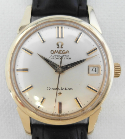 Omega Constellation Calendar with date 1960 all original: Omega buckle, Omega strap ref 14393 cal 561