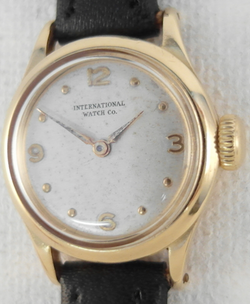 IWC 18 k solid gold 21 mm beautiful vintage 1950 cal 41