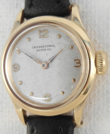 IWC 18 k solid gold 21 mm beautiful vintage 1950 cal 41